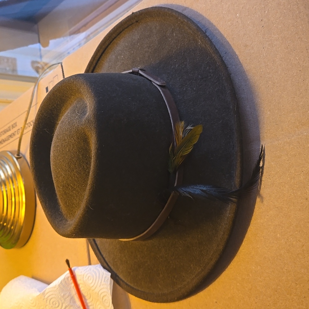 Broner small felt fedora dark brown - Picture 3 of 12